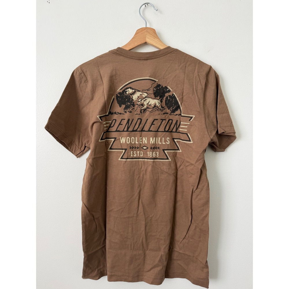 Pendleton Men's Graphic T-Shirt – Brown – Size Medium – NWT